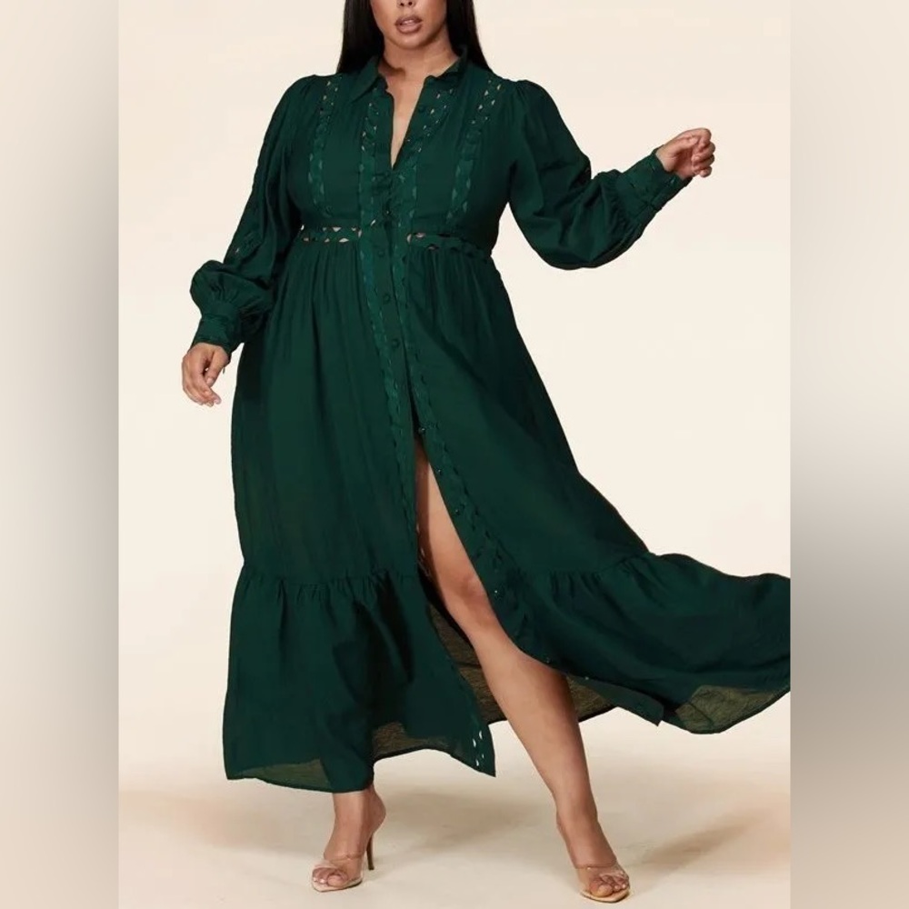 Whimsical Dress (Dark Teal)